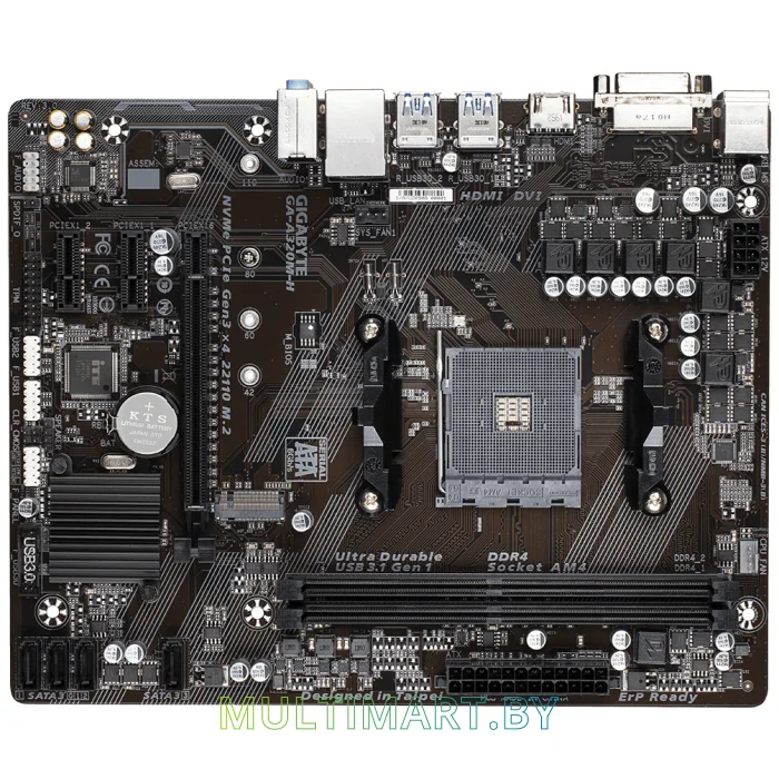 Материнская плата Gigabyte GA-A320M-H (rev. 3.0)